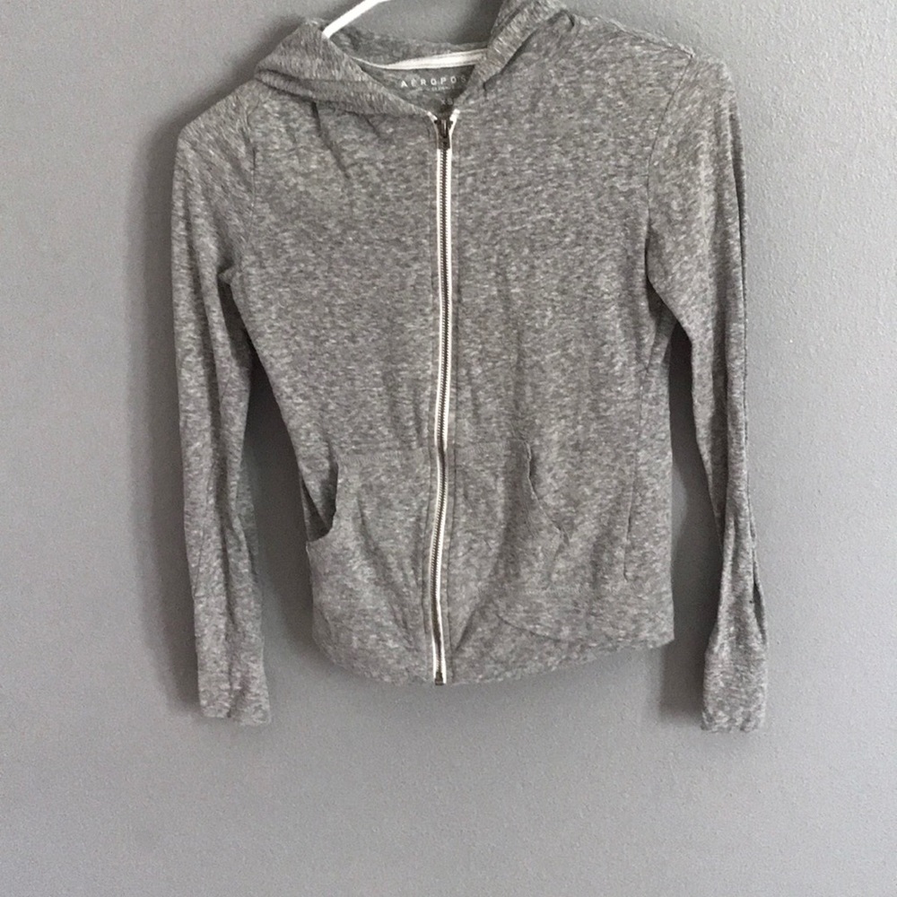 junior zip up sweatshirt w/ hood